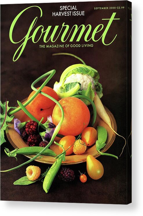 Food Acrylic Print featuring the photograph Gourmet Cover Featuring A Variety Of Fruit by Romulo Yanes