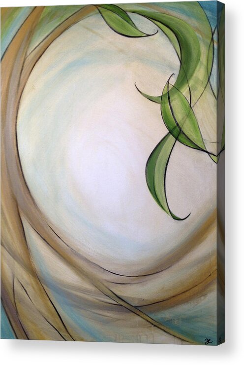 Art Acrylic Print featuring the painting Grace in Trust by Anna Elkins