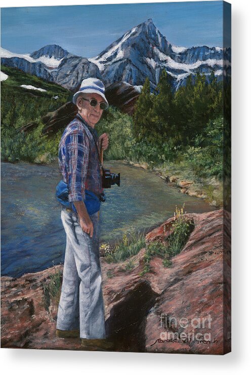  Acrylic Print featuring the painting In His Element by Jeanette French