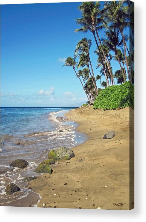 Beach Acrylic Print featuring the photograph Ka'anapali Beach by Shanna Hyatt