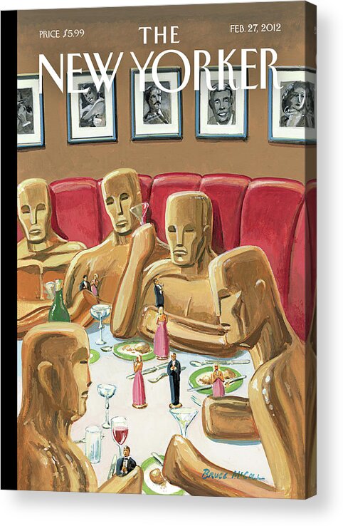 Oscars Acrylic Print featuring the painting V.I.P.s by Bruce McCall