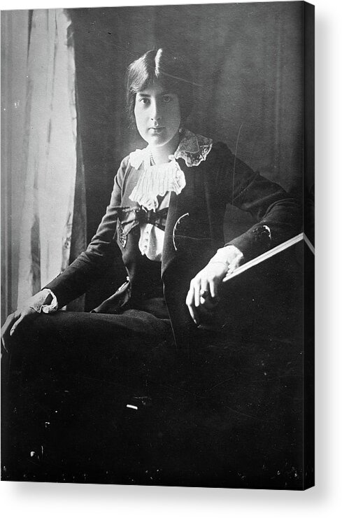 1918 Acrylic Print featuring the photograph Marie-Juliette Olga Lili Boulanger by Granger