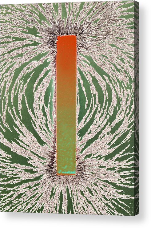 Magnetic Field Acrylic Print featuring the photograph Magnetic Field by Cordelia Molloy/science Photo Library