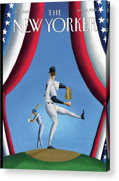 Opening Day Acrylic Print featuring the painting Opening Day by Mark Ulriksen