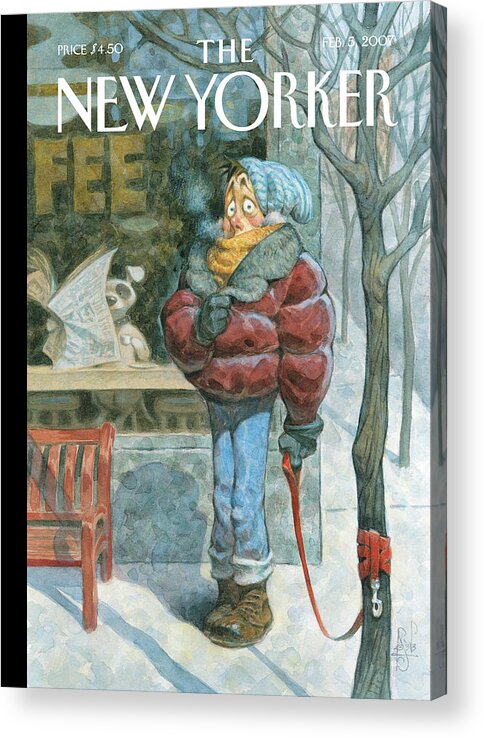 123623 Acrylic Print featuring the painting Stay by Peter de Seve