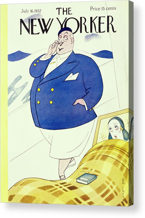 Illustration Acrylic Print featuring the painting New Yorker July 16 1932 by Rea Irvin