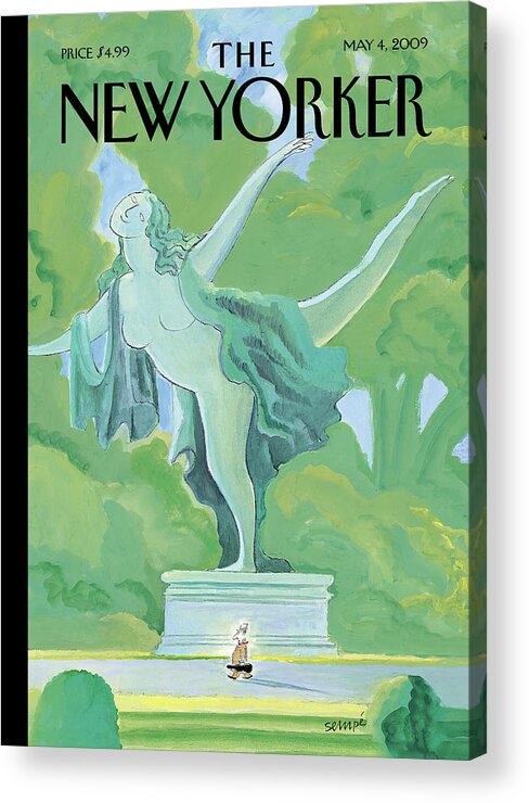 Park Acrylic Print featuring the painting Power And Grace by Jean-Jacques Sempe