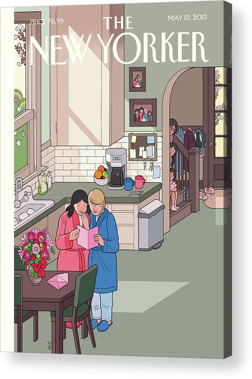 Women Acrylic Print featuring the painting Mothers' Day by Chris Ware