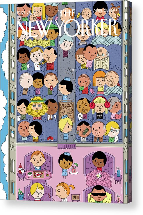 Travel Acrylic Print featuring the painting Getting There by Ivan Brunetti