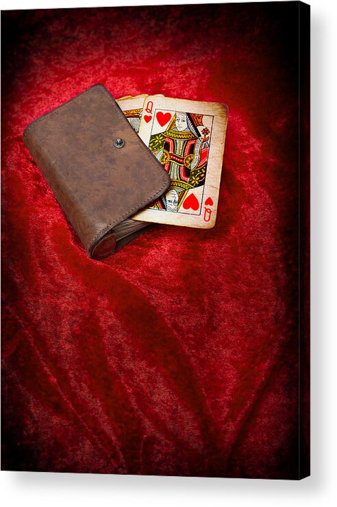 Queen Acrylic Print featuring the photograph Queen Of Hearts by Amanda Elwell