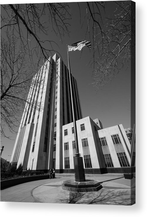 St Paul Acrylic Print featuring the photograph Ramsey County Courthouse by Mike Evangelist