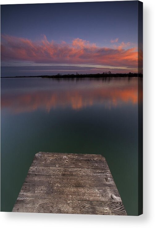 Landscapes Acrylic Print featuring the photograph RGB sunset II by Davorin Mance