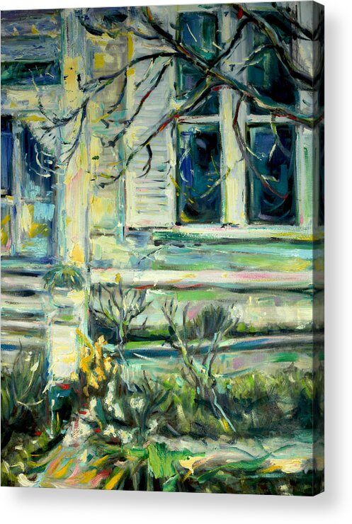 Barossa Valley Acrylic Print featuring the painting Spring in Angaston by Zofia Kijak