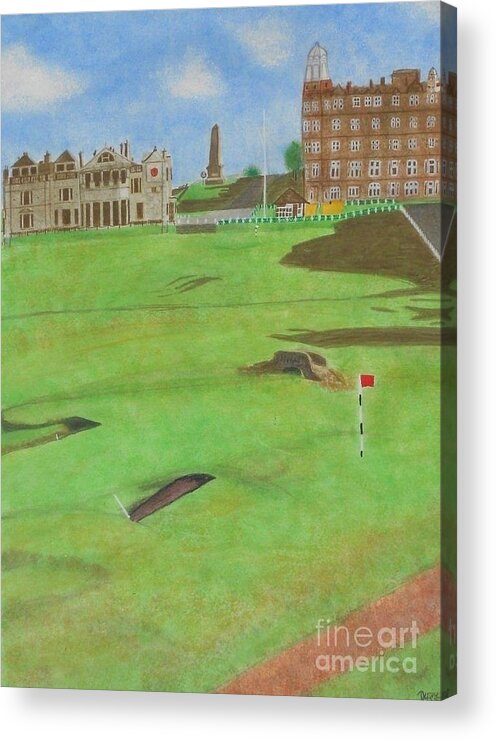 St. Andrews Acrylic Print featuring the painting St. Andrews by Denise Railey