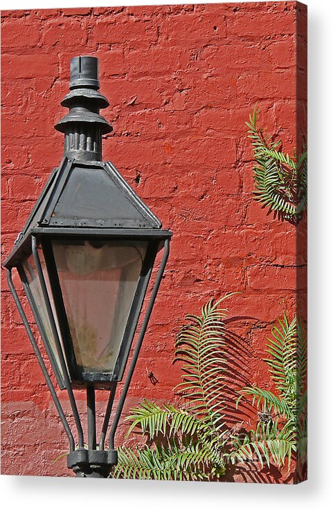 New Orleans Acrylic Print featuring the photograph Street Lamp by Jeanne Woods