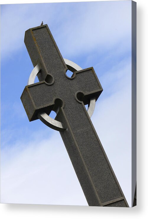 Cross Acrylic Print featuring the photograph The Cross - Ireland by Mike McGlothlen