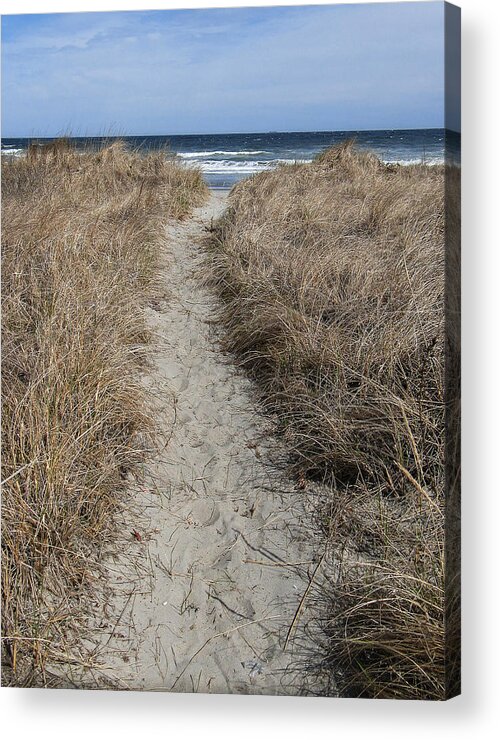 April Acrylic Print featuring the photograph The Path by Glenn DiPaola