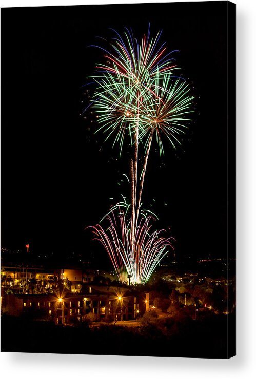 Fireworks Acrylic Print featuring the photograph Time to Celebrate by James Capo