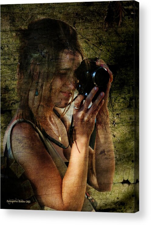 Photographer Acrylic Print featuring the photograph Unconvinced by Aleksander Rotner