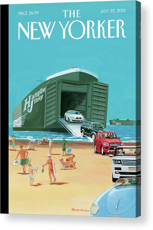 Travel Acrylic Print featuring the painting Operation Neptune by Bruce McCall
