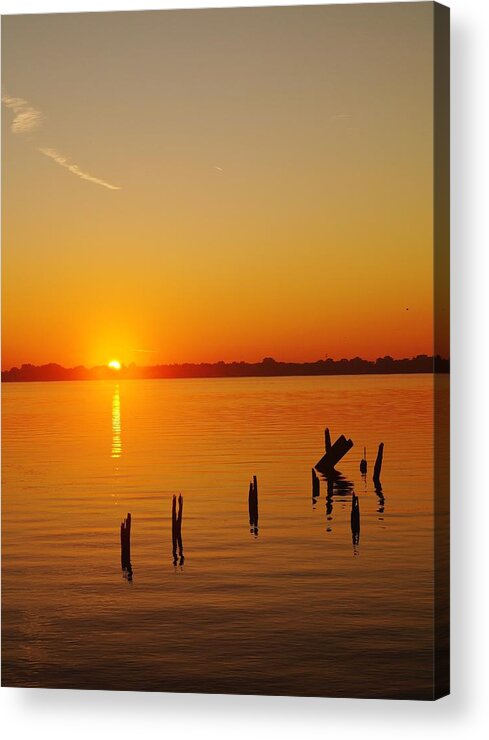 Sunrise Acrylic Print featuring the photograph Vertical Ascent by Daniel Thompson