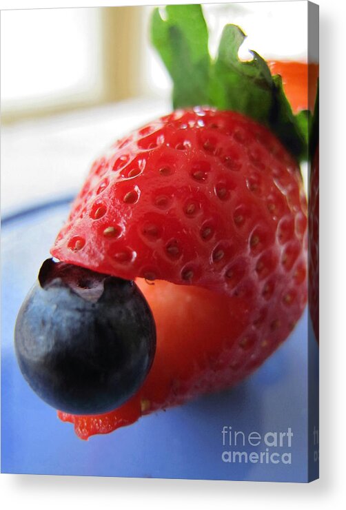 Strawberry Acrylic Print featuring the photograph Very Berry by Arlene Carmel