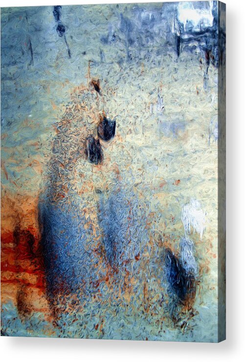 Abstract Acrylic Print featuring the photograph wet by Tom Druin