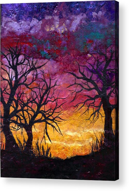 Dakshina Art Sunset landscape painting Acrylic 12 inch x 8 inch Painting  Price in India - Buy Dakshina Art Sunset landscape painting Acrylic 12 inch  x 8 inch Painting online at
