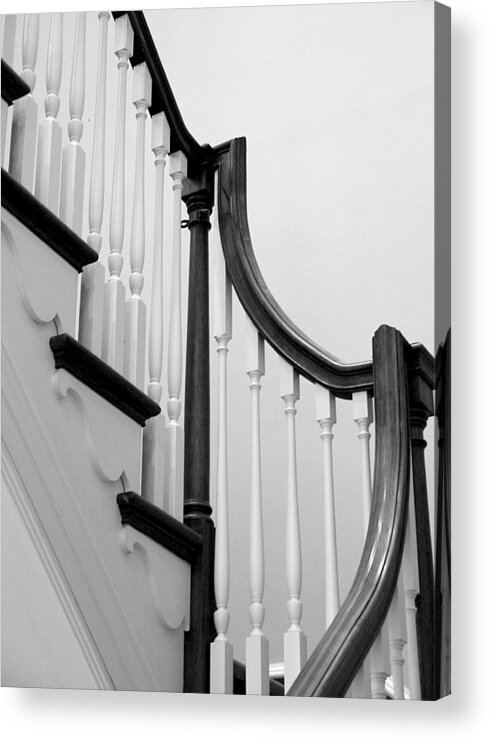 Winterthur Acrylic Print featuring the photograph Winterthur - Cottage Stairs by Richard Reeve