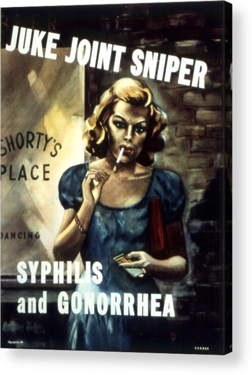 1942 Acrylic Print featuring the photograph Wwii Std Poster, Juke Joint Sniper by Science Source