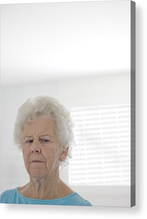 Aging Acrylic Print featuring the photograph Elderly Woman by Cristina Pedrazzini