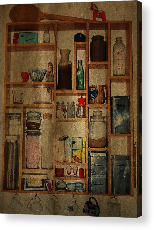 Kitchen Acrylic Print featuring the photograph Good Old Fashioned Kitchen Charm by Robin Webster