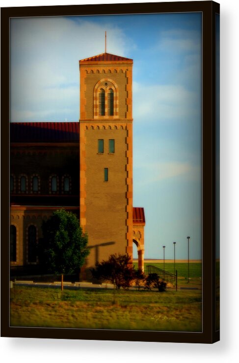 Landscape Acrylic Print featuring the photograph Kansas Architecture by Jeanette C Landstrom