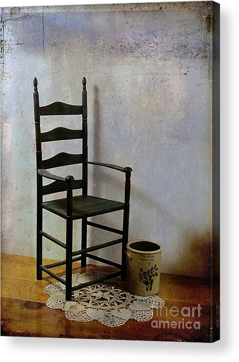 Ladderback Acrylic Print featuring the photograph Ladderback by Judi Bagwell