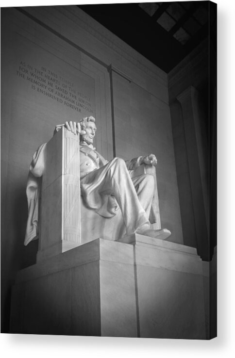 Lincoln Memorial Acrylic Print featuring the photograph Lincoln Memorial 3 by Mike McGlothlen