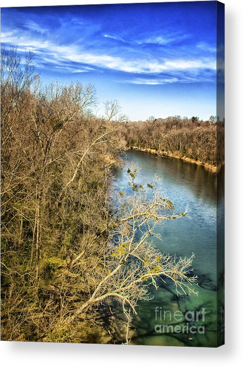 Alexandria Acrylic Print featuring the photograph River Crossing Virginia by Jim Moore