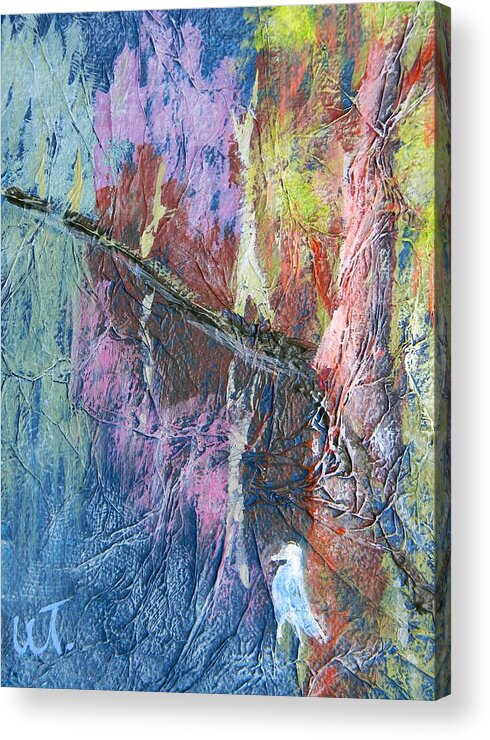 Texture Of Nature 1 Acrylic Print featuring the painting Texture of Nature 1 by Warren Thompson