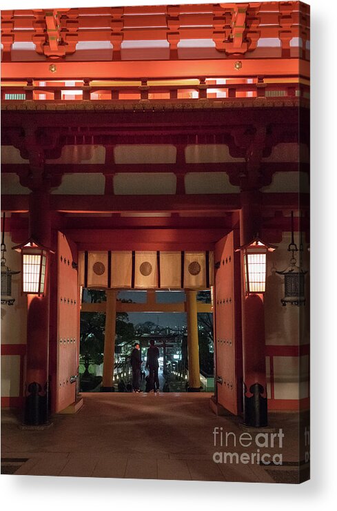 Shinto Acrylic Print featuring the photograph Fushimi Inari Taisha, Kyoto Japan #1 by Perry Rodriguez