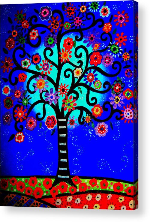  Acrylic Print featuring the painting Tree Of Life #141 by Pristine Cartera Turkus
