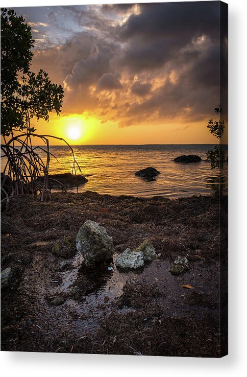 Sunset Acrylic Print featuring the photograph Bahia Honda Sunset #2 by David Hart