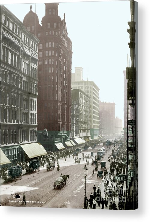 1905 Acrylic Print featuring the photograph Chicago, 1905 #2 by Granger