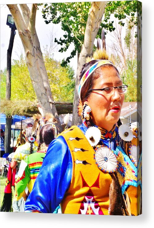 Pow-wow Acrylic Print featuring the photograph Dressed Up #2 by Marilyn Diaz