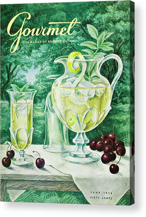 Food Acrylic Print featuring the photograph A Gourmet Cover Of Glassware by Hilary Knight