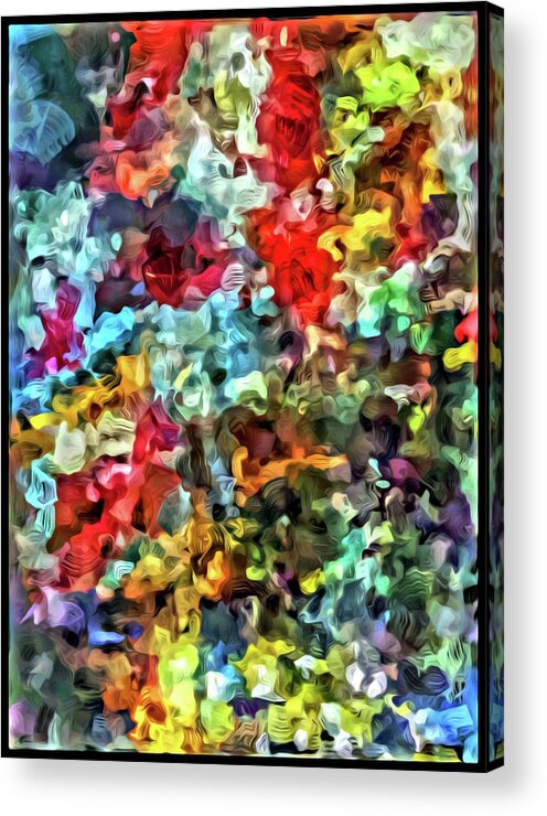 Abstract Acrylic Print featuring the photograph Beaded Bliss by Al Harden