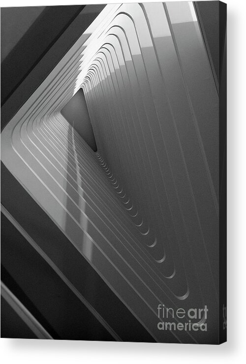 Milwaukee Museum Of Art Acrylic Print featuring the photograph Calatrava01 by Mary Kobet