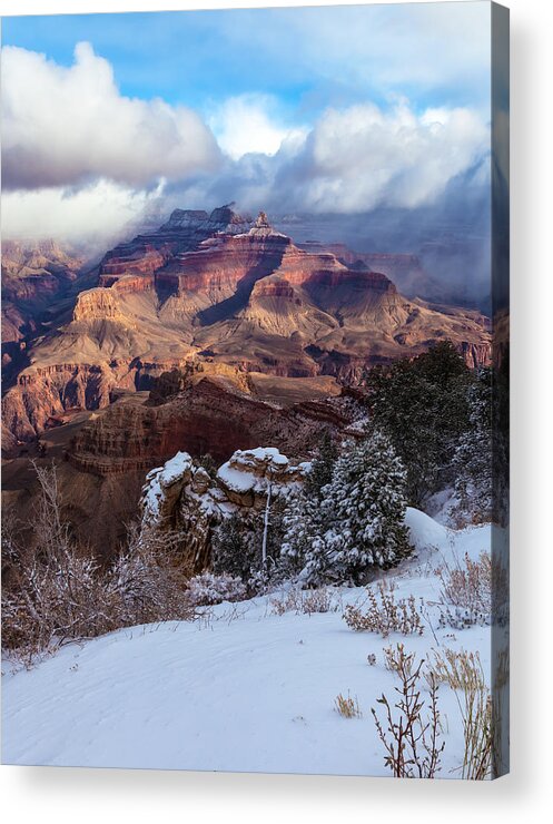 Landscape Acrylic Print featuring the photograph Canyon After The Storm by Jonathan Nguyen