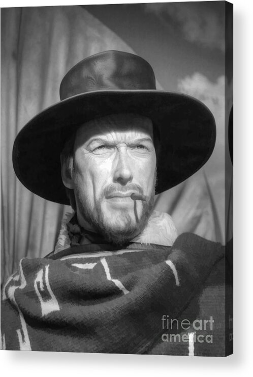 Clint Eastwood Acrylic Print featuring the photograph Clint Eastwood by Kathy Baccari
