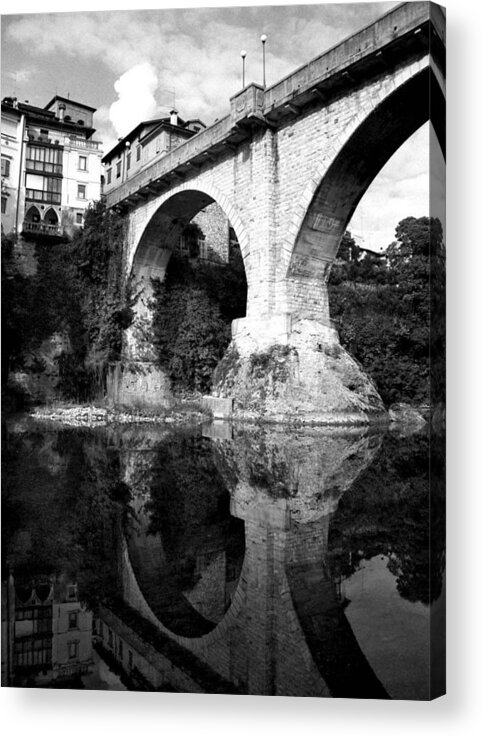 Italy Acrylic Print featuring the photograph Devil's Bridge by Donna Corless
