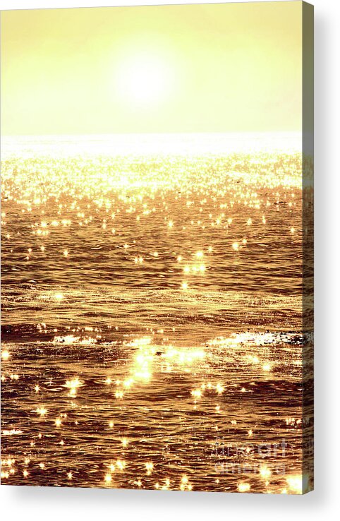 Ocean Acrylic Print featuring the photograph Diamonds by Michael Rock