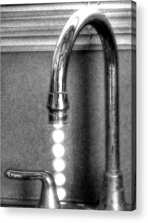 Abstract Acrylic Print featuring the photograph ...drip...drip...drip... by Steven Huszar